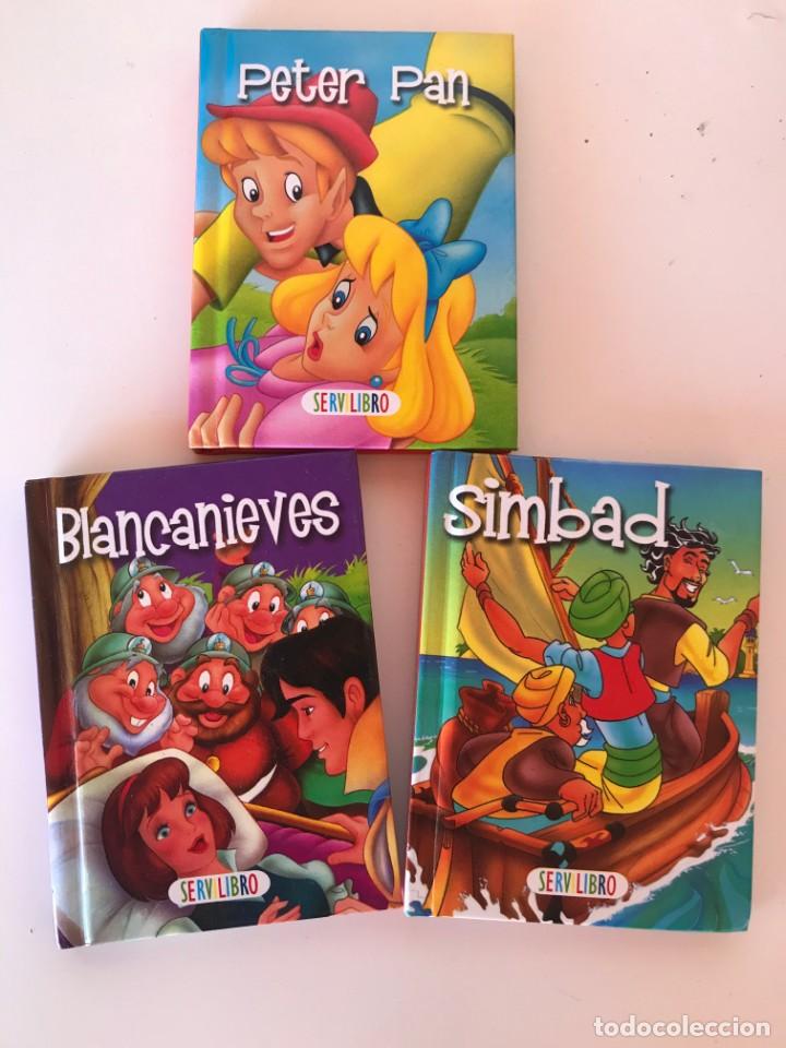 Libros de segunda mano: PETER PAN .SIMBAD,BLANCANIEVES SERVILIBRO MINILIBROS - Foto 1
