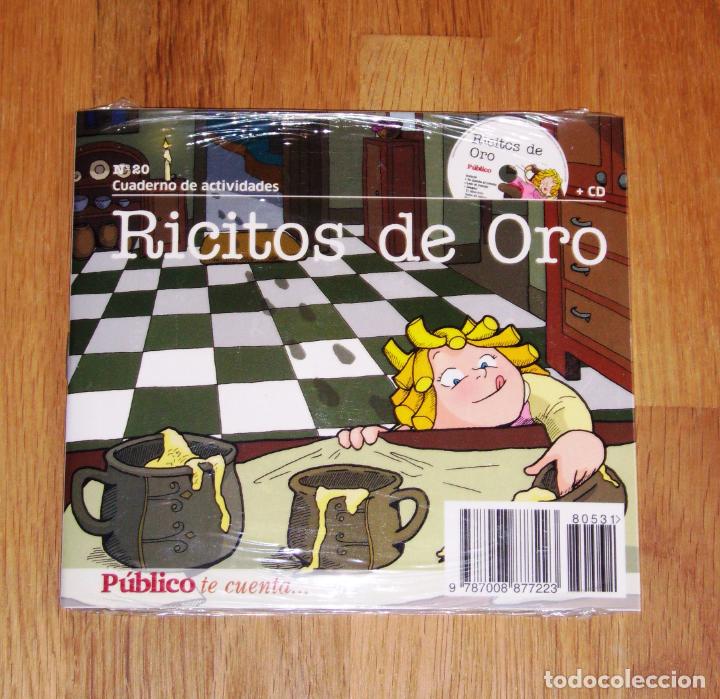 Libros de segunda mano: P&Uacute;BLICO TE CUENTA. N&ordm; 20 : Ricitos de Oro. Cuaderno de actividades + CD