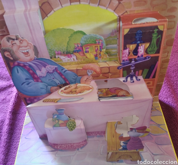 Libros de segunda mano: Libro infantil desplegable el Gato con botas Ed hermma - Foto 3