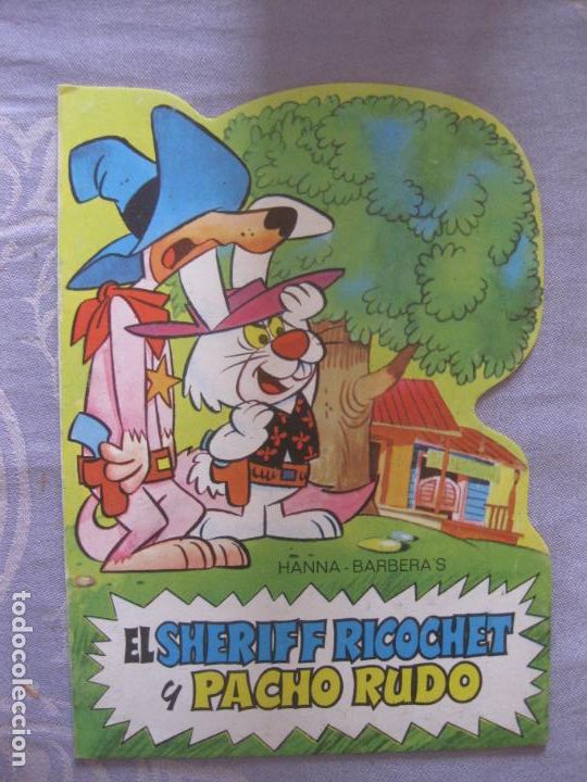 Libros de segunda mano: EL SHERIFF RICOCHET Y PACHO RUDO.TROQUELADOS TELE COLOR.