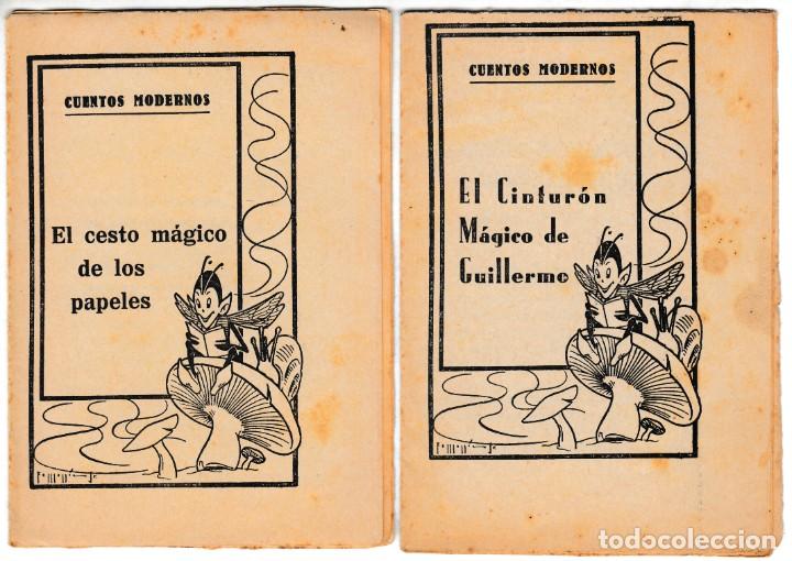 Libri di seconda mano: EL CESTO MAGICO DE LOS PAPELES, CINTURON MAGICO DE GUILLERMO CUENTOS MODERNOS