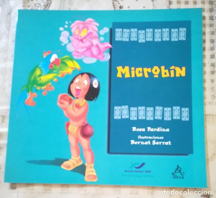 Libros de segunda mano: MIcrob&iacute;n - Rosa Pardina / Ilustraciones Bernat Serrat - Foto 1