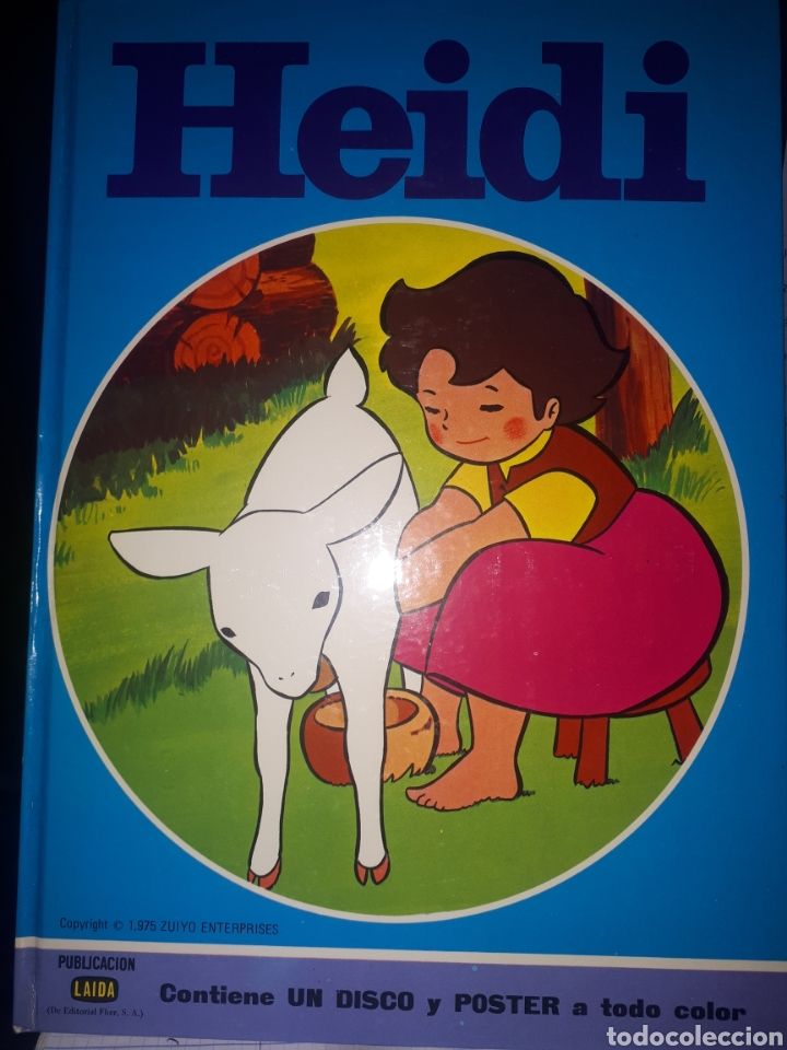 Libros de segunda mano: HEIDI CONTIENE UN DISCO Y UN POSTER A TODO COLOR