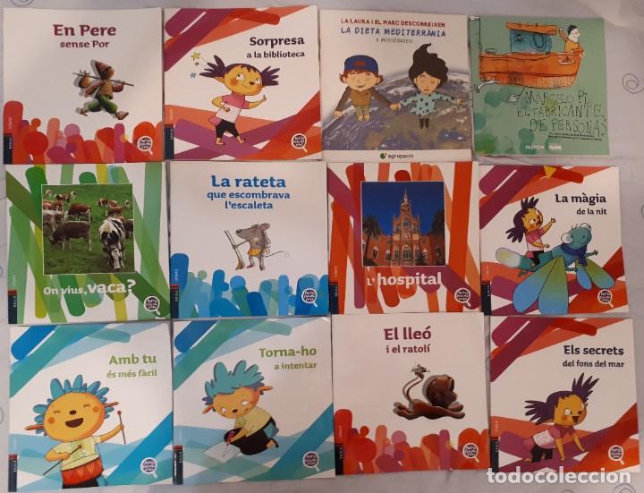 Libros de segunda mano: Lote de libros Petits Exploradors, Laura i Marc descobreixen i Marcelo Pi El fabricante de personas