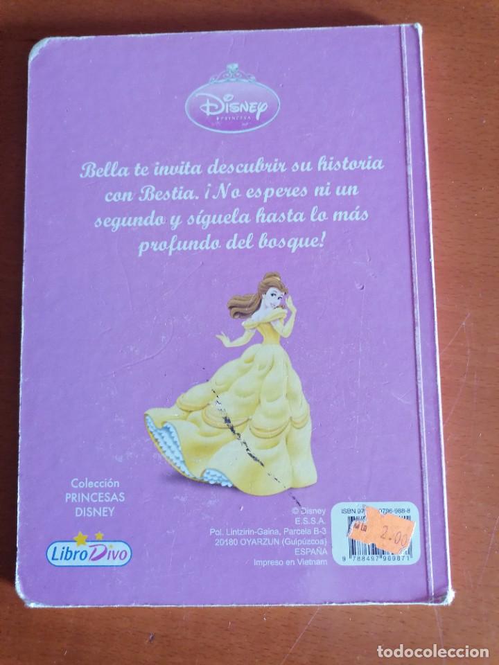 Libros de segunda mano: BELLA * DISNEY * DE LIBRODIVO * TAPAS Y HOJAS DE CARTON DURO - Foto 3