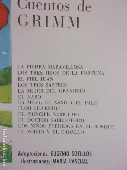 Libros de segunda mano: CUENTOS DE GRIMM / TERCERA SELECCI&Oacute;N 1974 EDICIONES TORAY - Foto 2
