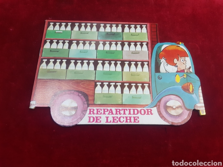 Libros de segunda mano: Cuento troquelado el repartidor de leche a&ntilde;o 1969 ediciones Galaor
