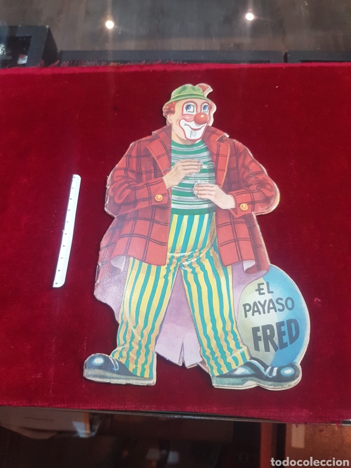 Libros de segunda mano: Cuento troquelado el payaso fred a&ntilde;o 1958