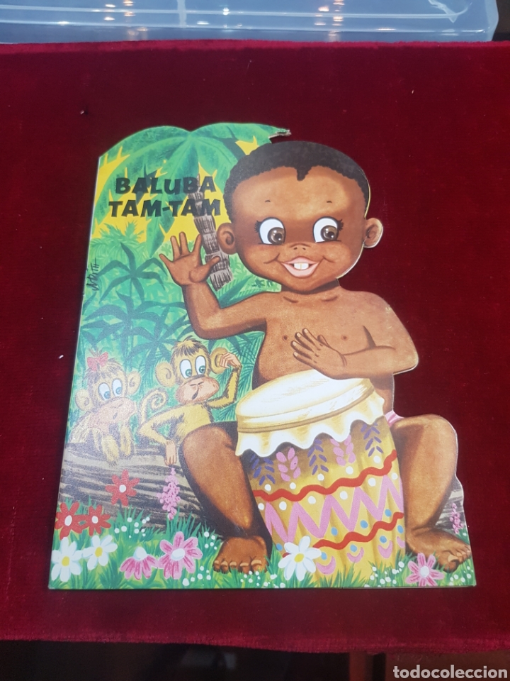 Libros de segunda mano: Cuento infantil troquelado baluba tam tam colecci&oacute;n Tralal&aacute; ediciones Galaor 1969
