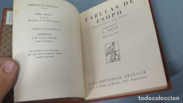 Libros de segunda mano: FABULAS DE ESOPO. QUINTA EDICION. ARALUCE - Foto 2
