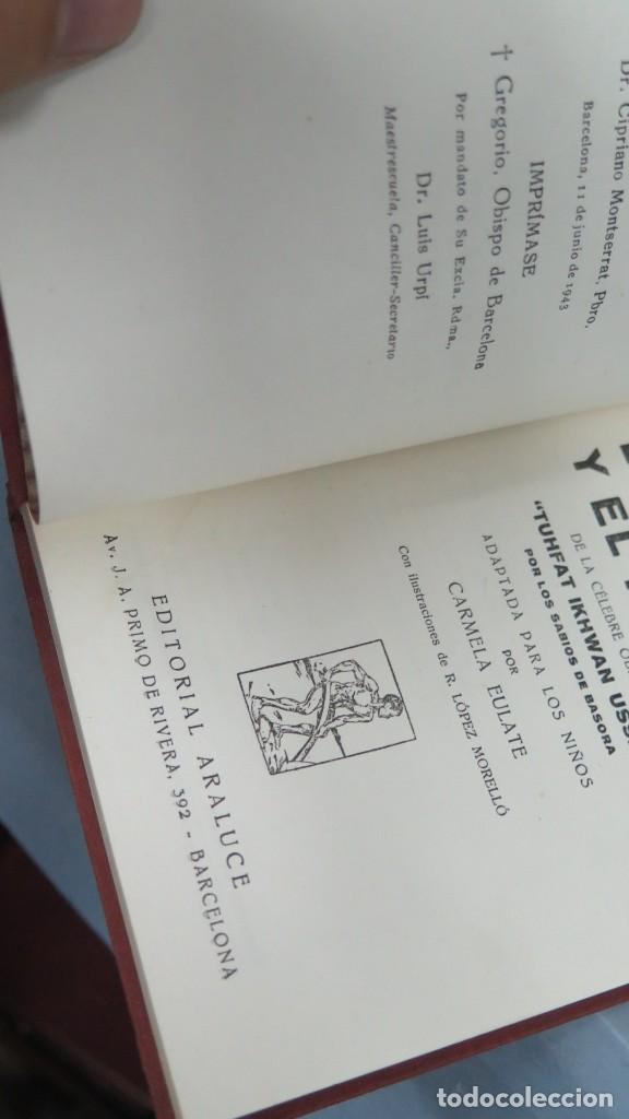 Libros de segunda mano: LOS ANIMALES Y EL HOMBRE. ARALUCE - Foto 2