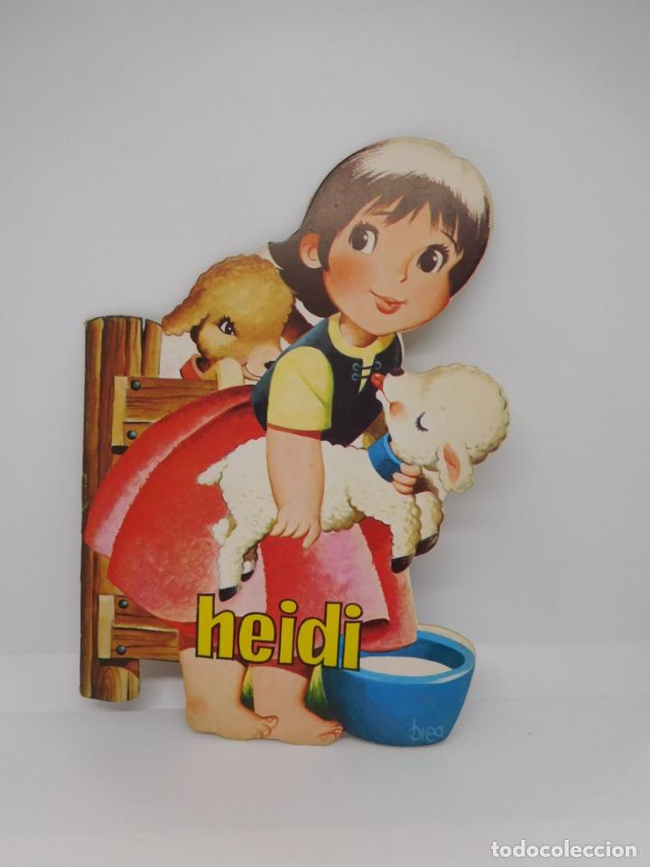 Libros de segunda mano: Antiguo Cuento troquelado Heidi editorial Vilmar a&ntilde;os 70