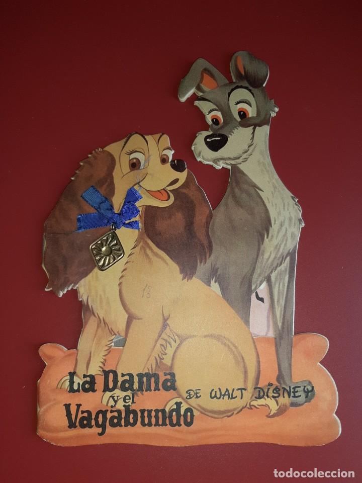 Libros de segunda mano: Cuento troquelado &rdquo;LA DAMA Y EL VAGABUNDO&rdquo;, 1&ordf; edici&oacute;n - Foto 1