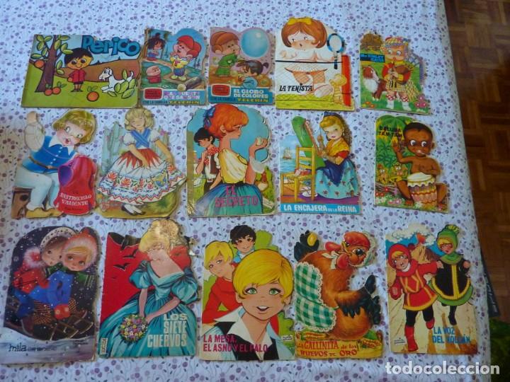 Libros de segunda mano: LOTE 15 CUENTOS TROQUELADOS A&Ntilde;OS 60