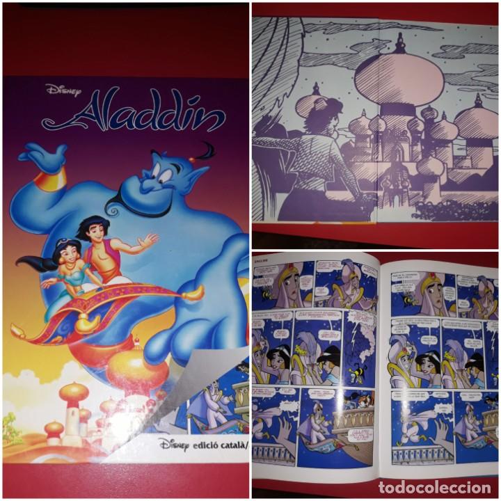 Libros de segunda mano: Aladd&iacute;n Edici&oacute; Catal&agrave;/ Angl&egrave;s Disney Beascoa 1996 Editat com un C&oacute;mic - Foto 1