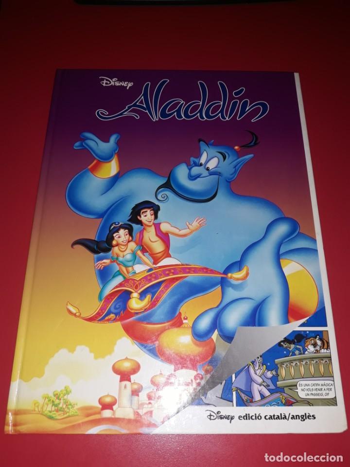 Libros de segunda mano: Aladd&iacute;n Edici&oacute; Catal&agrave;/ Angl&egrave;s Disney Beascoa 1996 Editat com un C&oacute;mic - Foto 2
