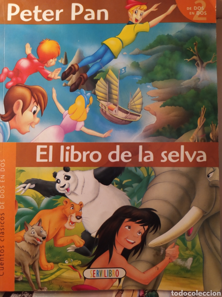 Libros de segunda mano: Peter pan y el libro de la selva servilibro - Foto 1