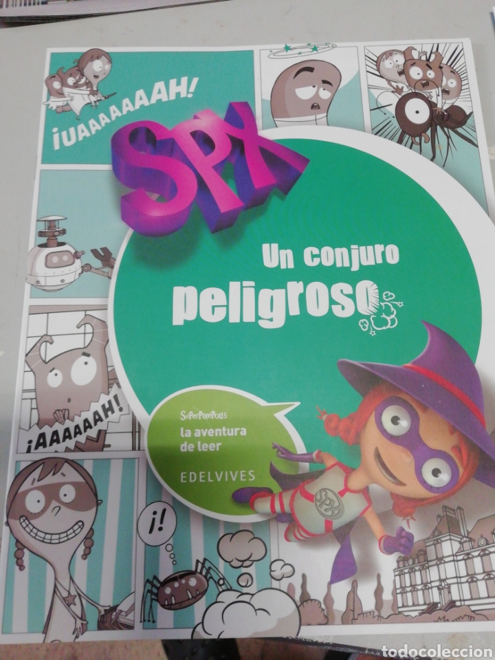 Libros de segunda mano: Lote La aventura de leer superpixepolis edelvives