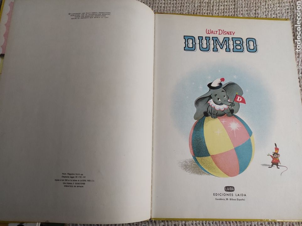Libros de segunda mano: WALT DISNEY DUMBO -ED. ( LAIDA 1966 ) - Foto 3