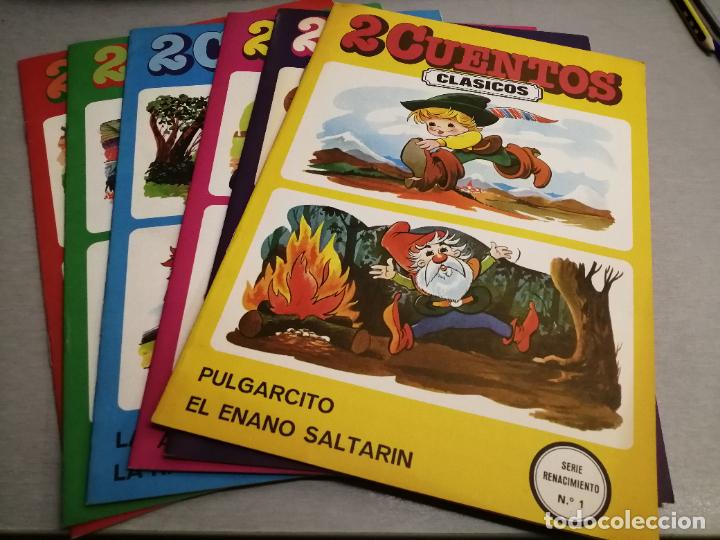 Libros de segunda mano: SERIE RENACIMIENTO 2 CUENTOS CL&Aacute;SICOS / SERIE COMPLETA DE 6 N&Uacute;MEROS / 1981