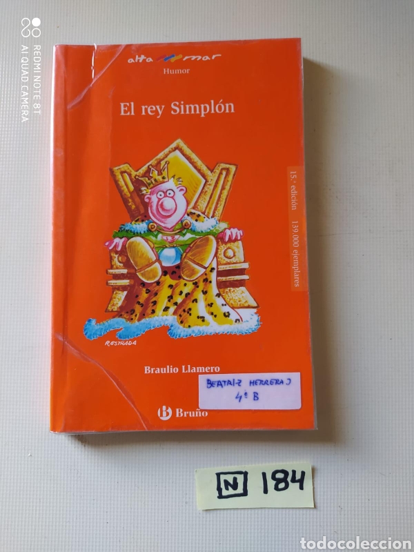 Libros de segunda mano: El Rey Simpl&oacute;n - Foto 1