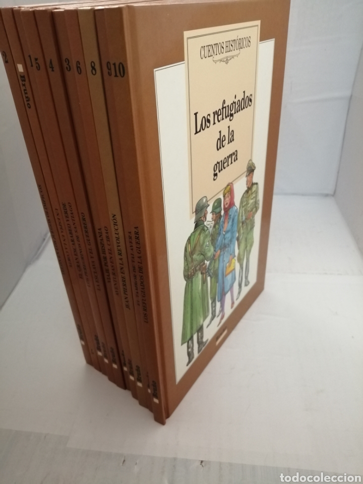 Libros de segunda mano: Cuentos Hist&oacute;ricos de Bru&ntilde;o: Obra completa en 10 tomos - Foto 1