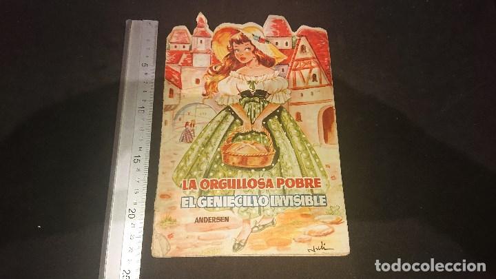 Libros de segunda mano: ANTIGUO CUENTO TROQUELADO LA ORGULLOSA POBRE - EL GENIECILLO INVISIBLE , SERIE TO , LEER DESCRIPCION