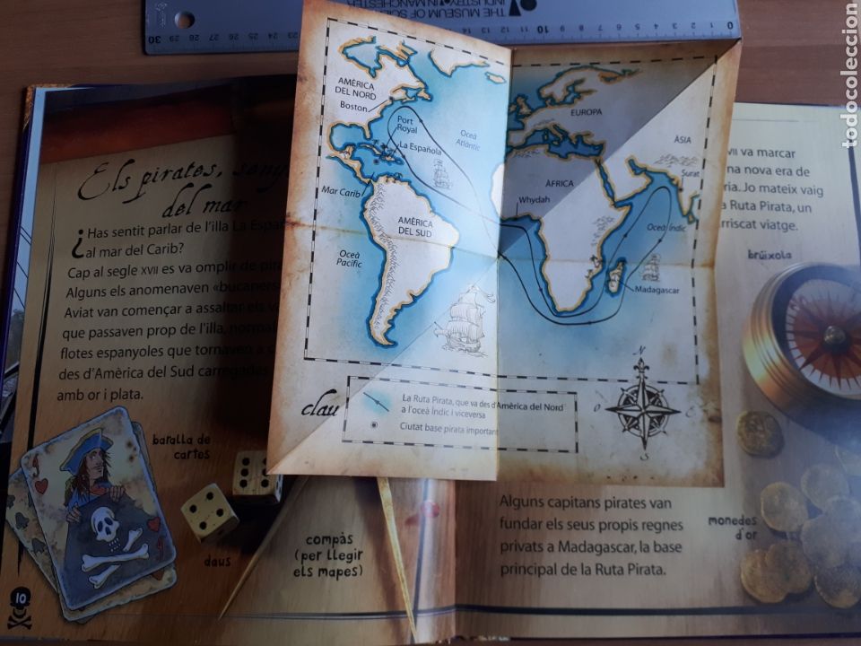Libros de segunda mano: S&Oacute;C PIRATA . LLIBRE INTERACTIU - Foto 4