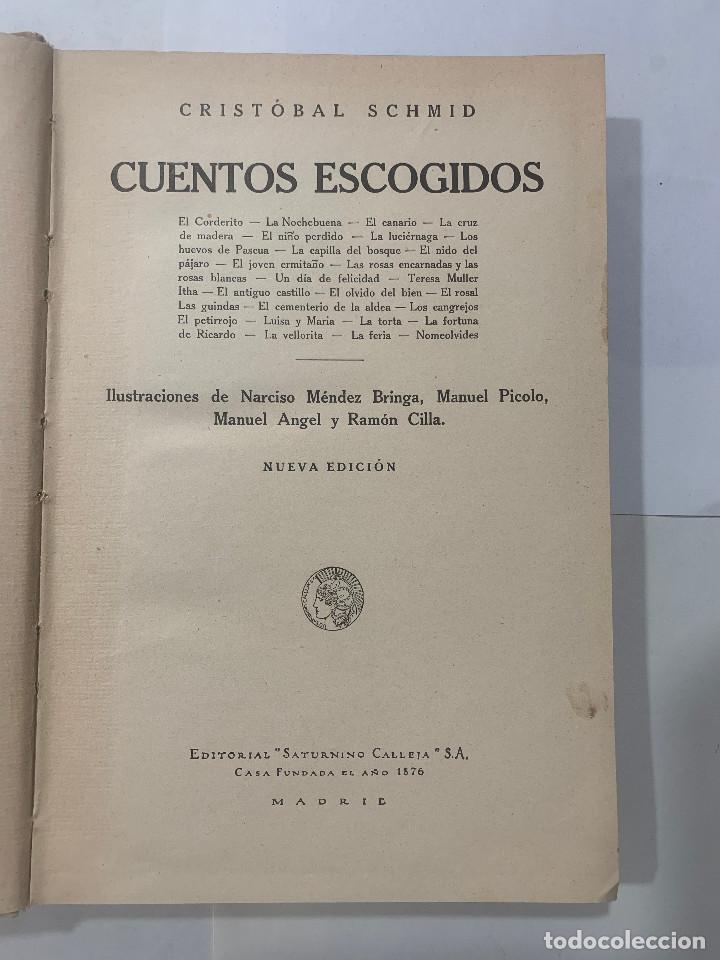 Libros de segunda mano: Cuentos de Schmid - Foto 3