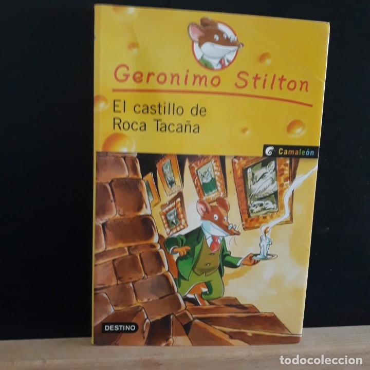 Libros de segunda mano: EL CASTILLO DE ROCA TACA&Ntilde;A GERONIMO STILTON DESTINO 2003 - Foto 1