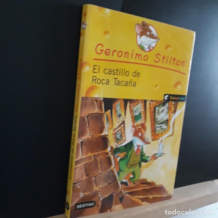 Libros de segunda mano: EL CASTILLO DE ROCA TACA&Ntilde;A GERONIMO STILTON DESTINO 2003 - Foto 2