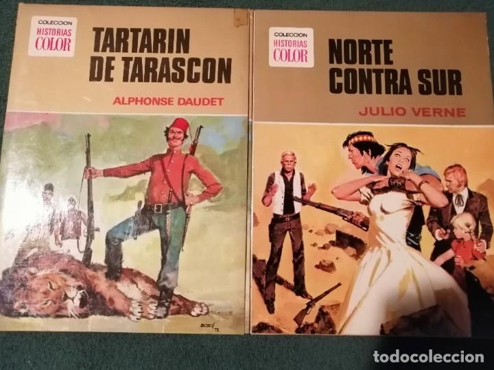 Libri di seconda mano: COLECCION HISTORIAS DE COLOR. NORTE CONTRA SUR Y TARTARIN DE TARRASCON