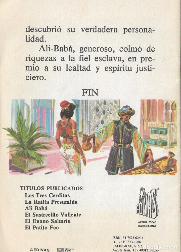 Libros de segunda mano: ALI BAB&Aacute; Y LOS 40 LADRONES - EDIVAS, S.A., 1986. - Foto 3