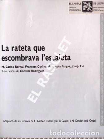 Libros de segunda mano: LA RATETA QUE ESCOMBRAVA L ESCALETA - EUMO EDITORIAL - Foto 2