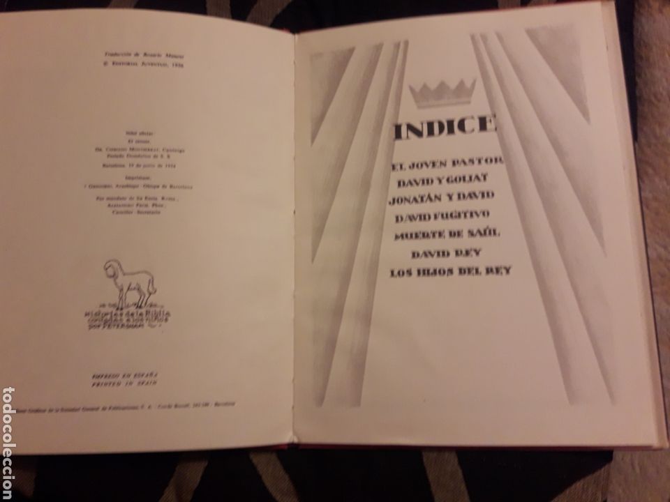 Libros de segunda mano: DAVID, Editorial Juventud de 1954 - Foto 5