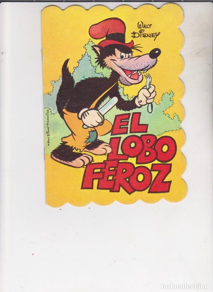 Libros de segunda mano: CUENTO TROQUELADO COLECCION WALT DISNEY EL LOBO FEROZ - Foto 1