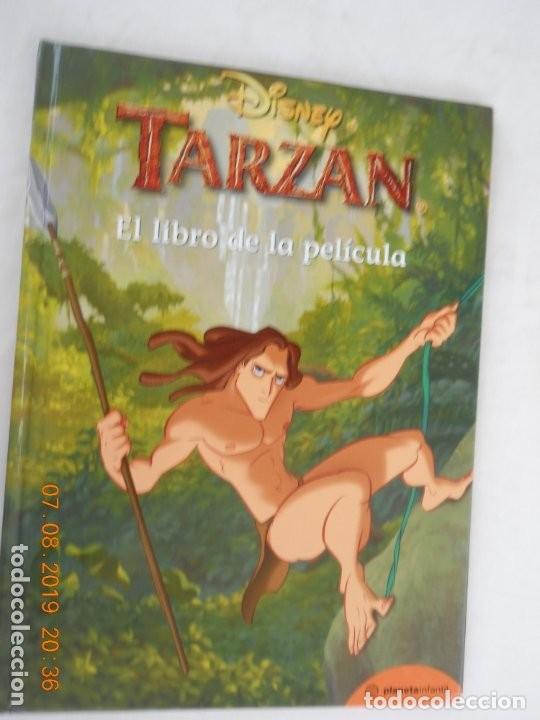 Libros de segunda mano: LIBRO TAPA DURA GRAN FORMATO TARZ&Aacute;N DISNEY EL LIBRO DE LA PEL&Iacute;CULA PLANETA INFANTIL 1999 PERFECTO.