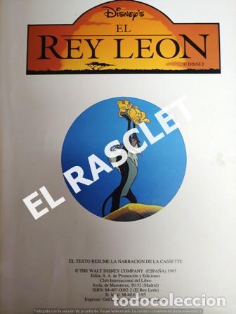 Libros de segunda mano: LIBRO - EL REY LE&Oacute;N DE DISNEY - Foto 3