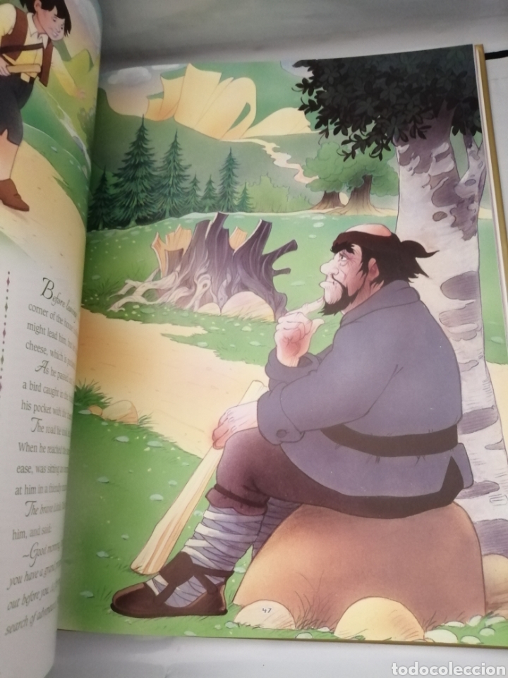 Libros de segunda mano: AL&Iacute; BAB&Aacute; Y LOS 40 LADRONES / EL SASTRECILLO VALIENTE / PIEL DE ASNO (BILING&Uuml;E) - Foto 9
