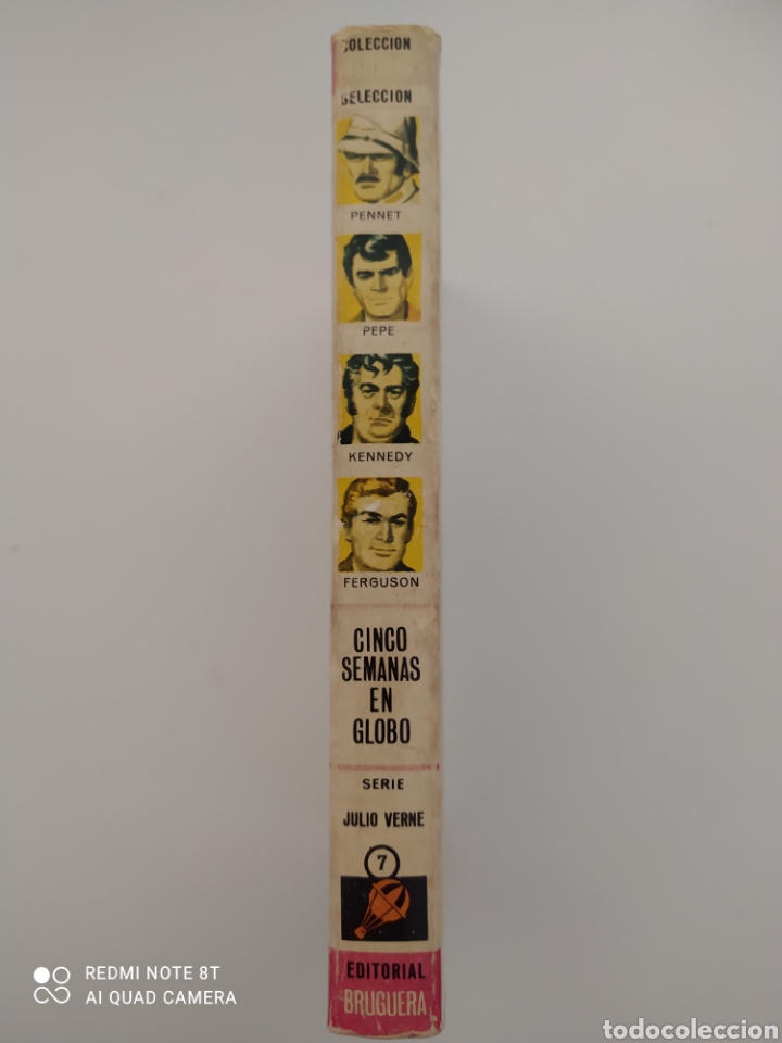 Libros de segunda mano: Cinco semanas en globo Julio Verne - Foto 3