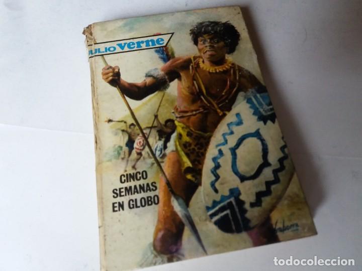 Libros de segunda mano: CINCO SEMANA EN GLOBO - Foto 1