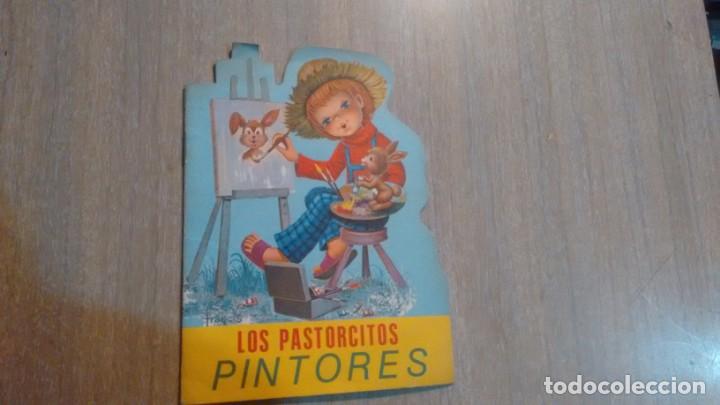 Libros de segunda mano: MINI CUENTO INFANTIL - LOS PASTORCITOS PINTORES - SERIE FELIZ - TROQUELADO -