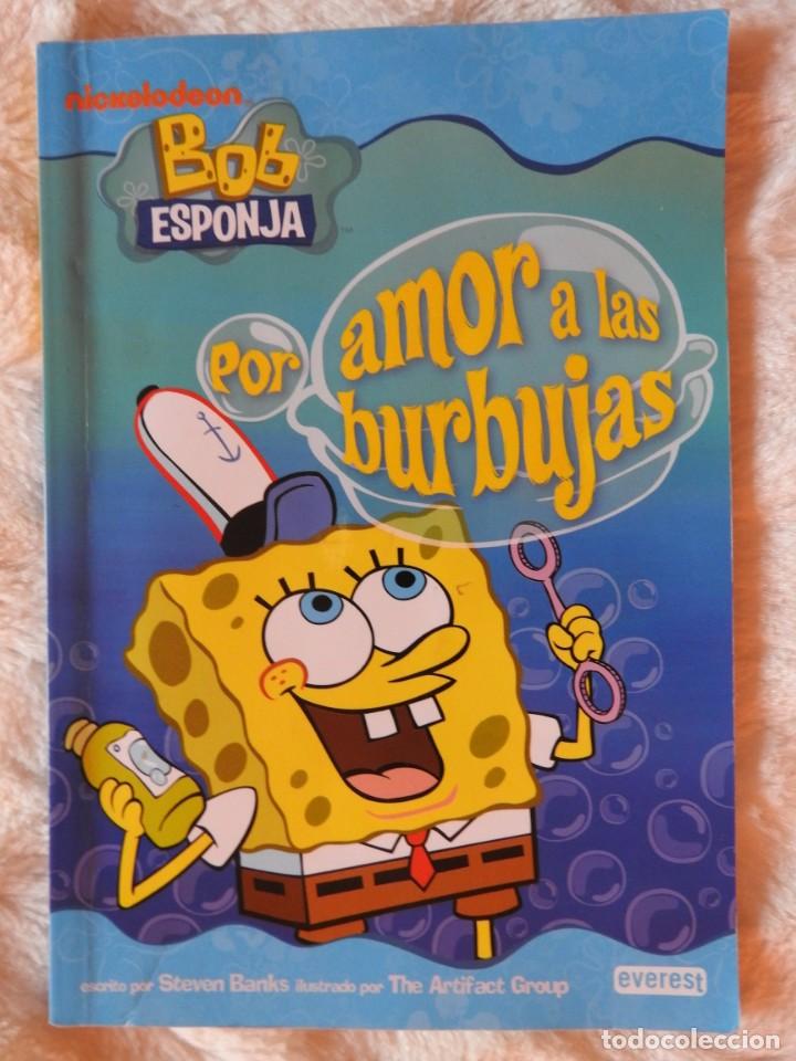 Libros de segunda mano: Bob esponja:amor a las burbujas. Cuento infantil - Foto 1