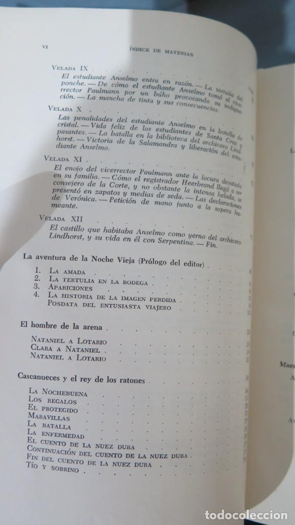 Libros de segunda mano: 1962.- CUENTOS FANT&Aacute;STICOS. HOFFMANN - Foto 4