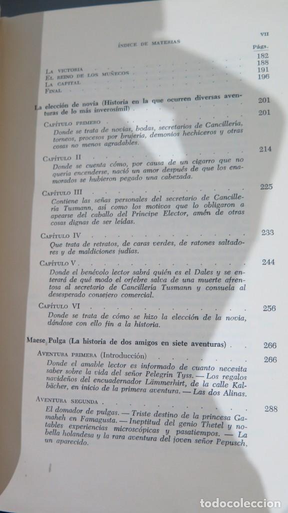 Libros de segunda mano: 1962.- CUENTOS FANT&Aacute;STICOS. HOFFMANN - Foto 5