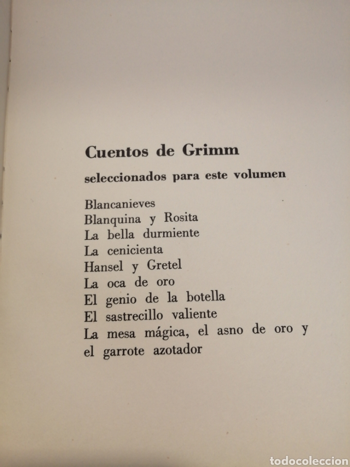 Libros de segunda mano: Cuentos de Grimm (Primera edici&oacute;n) - Foto 4