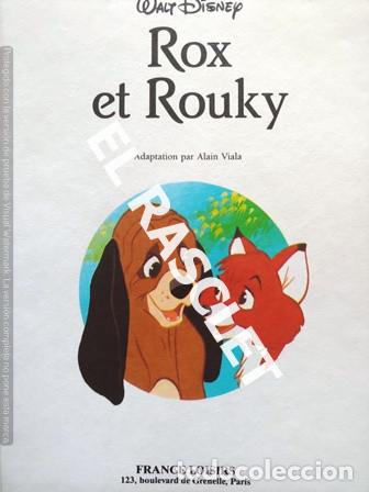 Libros de segunda mano: CUENTO INFANTIL - WALT DISNEY - ROX ET ROUKY - EDITADO EN FRANC&Eacute;S - Foto 2