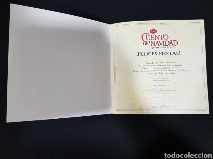 Libros de segunda mano: Cuento de Navidad. A Christmas carol. Libros Disney. 2009 - Foto 3