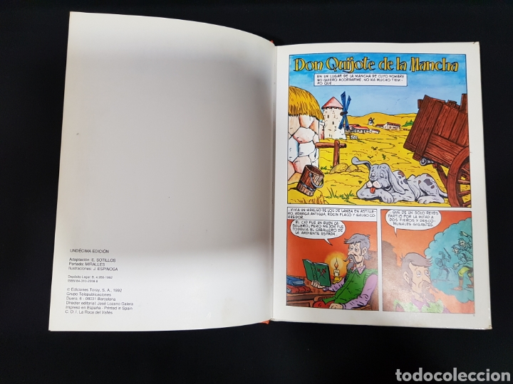 Libros de segunda mano: Don Quijote de la Mancha. Ediciones Toray. 1992 - Foto 4
