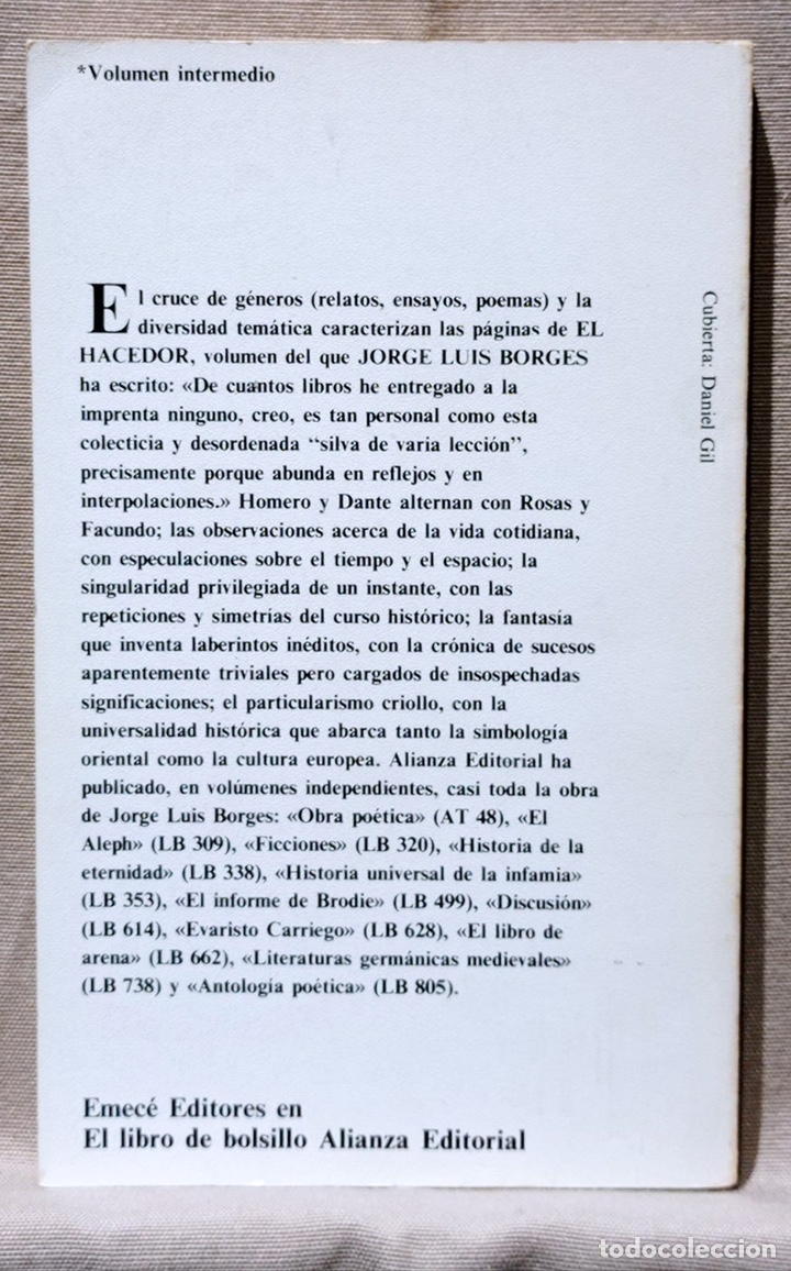 Libros de segunda mano: El hacedor. Jorge Luis Borges. - Foto 2